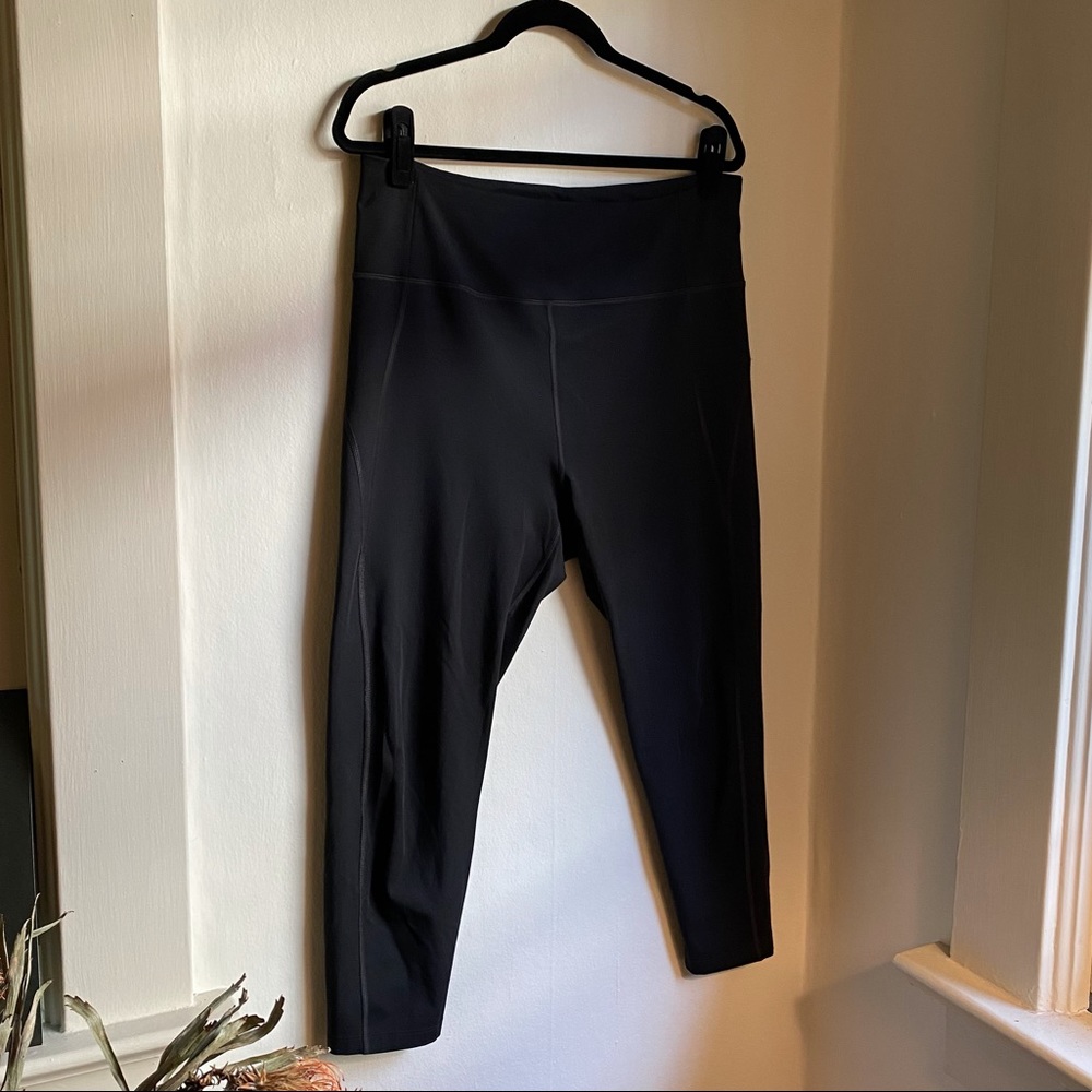 Girlfriend Collective Black Compressive High-Rise Legging | XXL